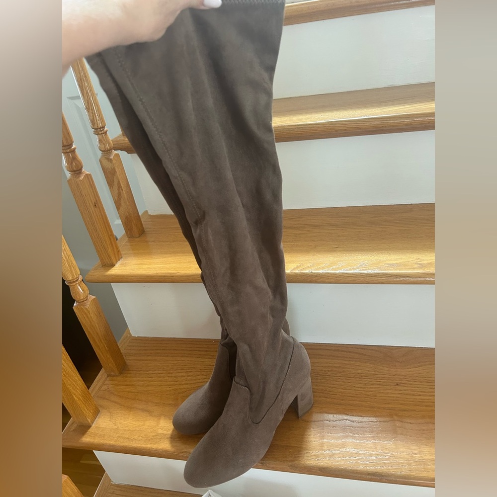 Classified Dark Taupe/Brown Over-the-Knee Women's Boots